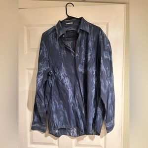 Bugatchi dress shirt XL in navy